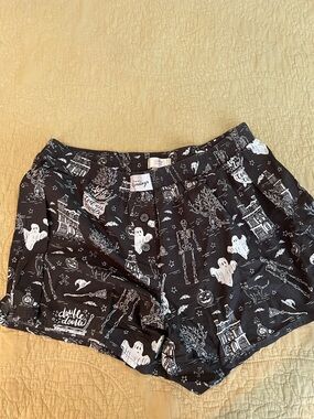 In My Sundays Black Halloween Print Women's boxer shorts